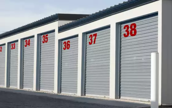 Photo of storage units from the outside